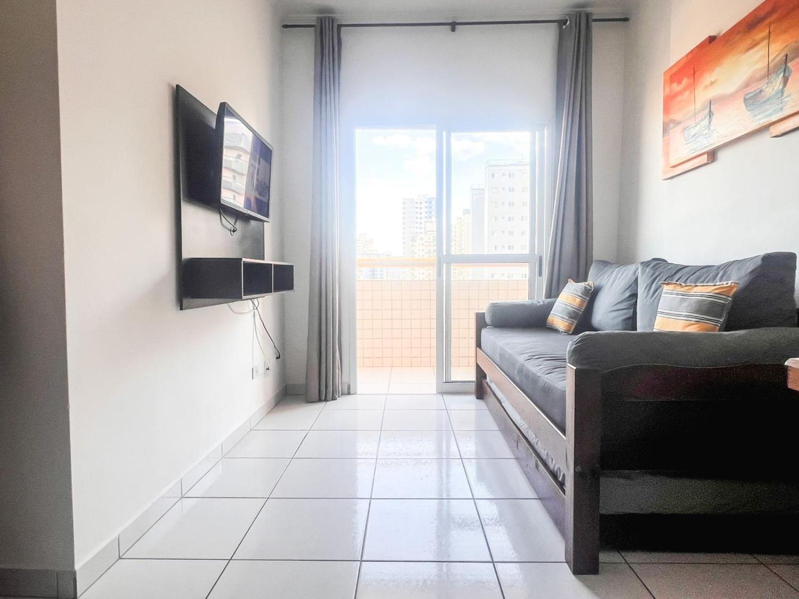 Appartamento Lindo Apto 300M Praia Da Ocian E Centro - Vista Mar- Varanda Sacada - Wi-Fi 300 Mbps - Vaga De Garagem - Acomoda Ate 6 Pessoas Praia Grande  Esterno foto